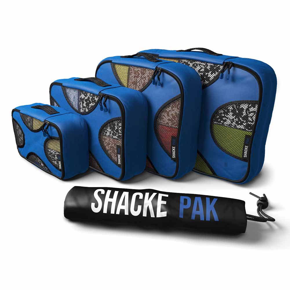 Shacke Pak 5 Set Packing Cubes with Laundry Bag Dark Grey